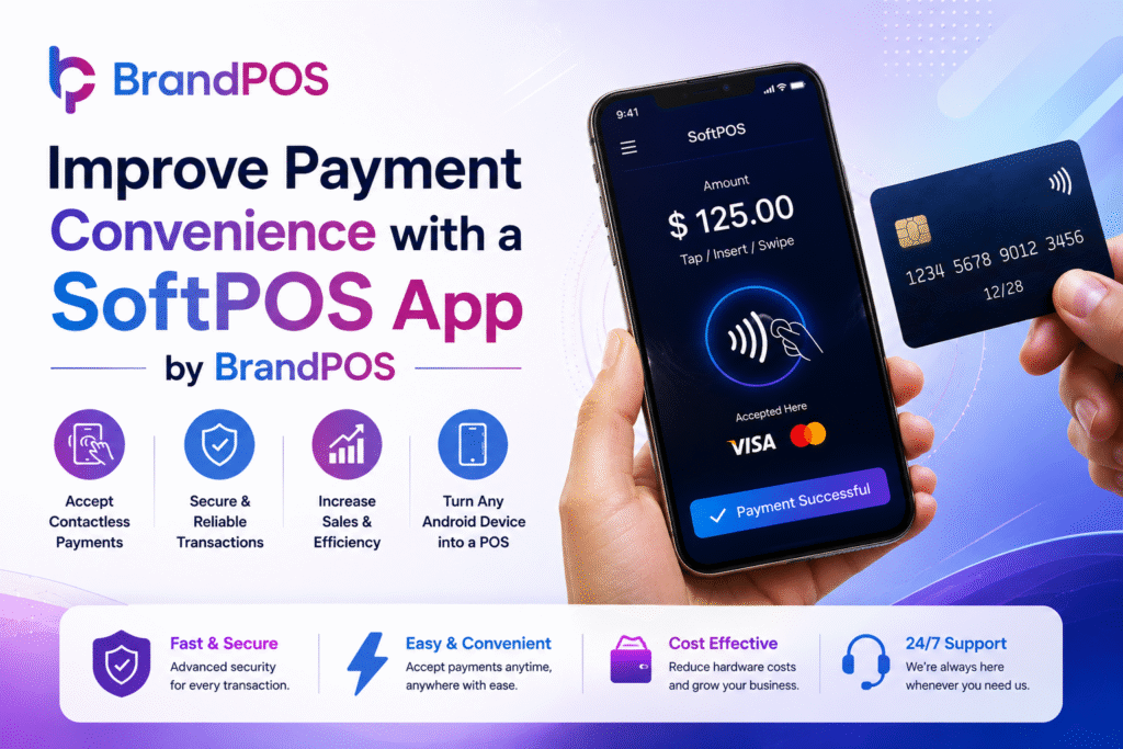 Simplify Retail Payments with SoftPOS App by BrandPOS