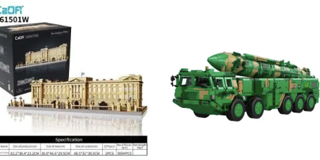 CaDa Brick Toy Models for Display | Engineering & Design