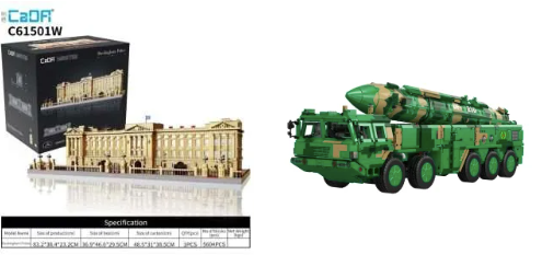 CaDa Brick Toy Models for Display | Engineering & Design