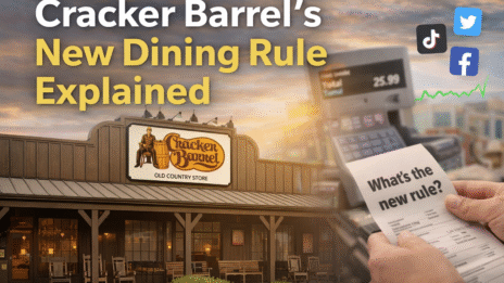 cracker barrel new dining rule