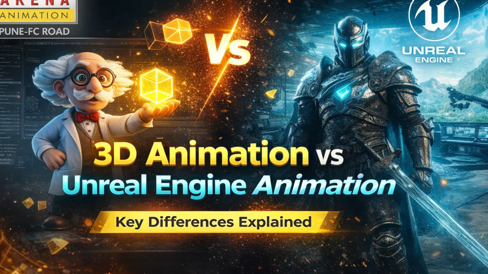 3D Animation vs Unreal Engine Classes in Pune