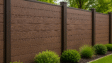 Composite Fence Co-Extrusion Walnu