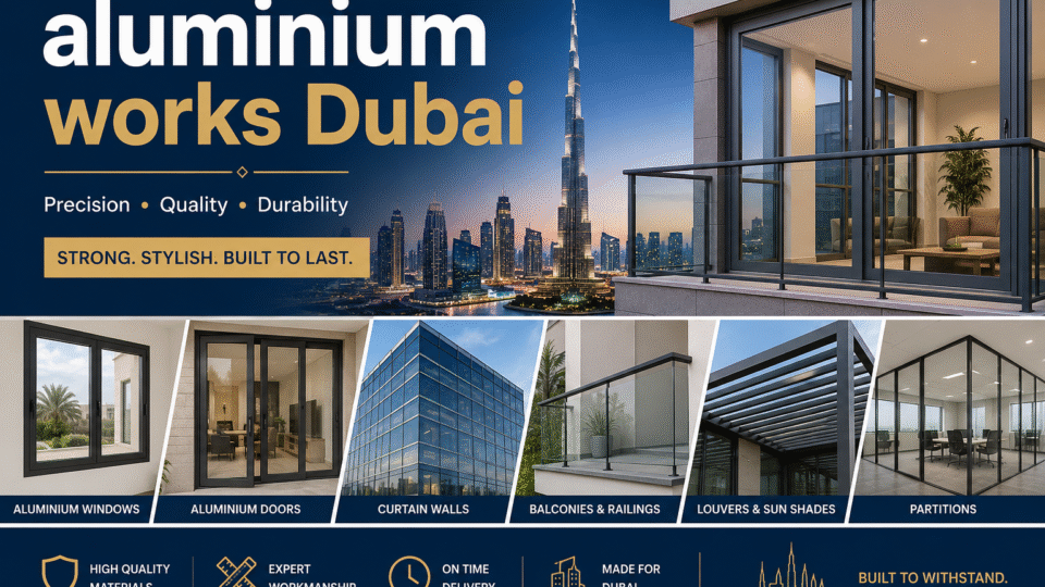 Aluminium Works Dubai for Modern Construction Excellence