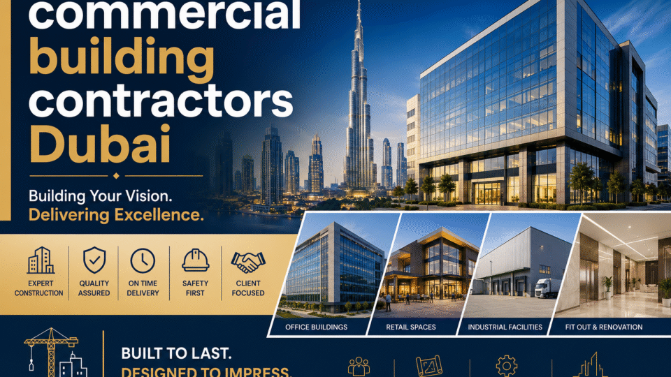Commercial Building Contractors Dubai for Modern Construction