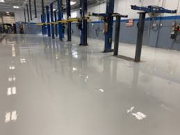 solid color epoxy floor