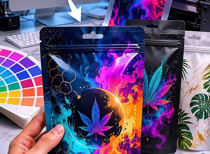Custom Holographic Mylar Bags