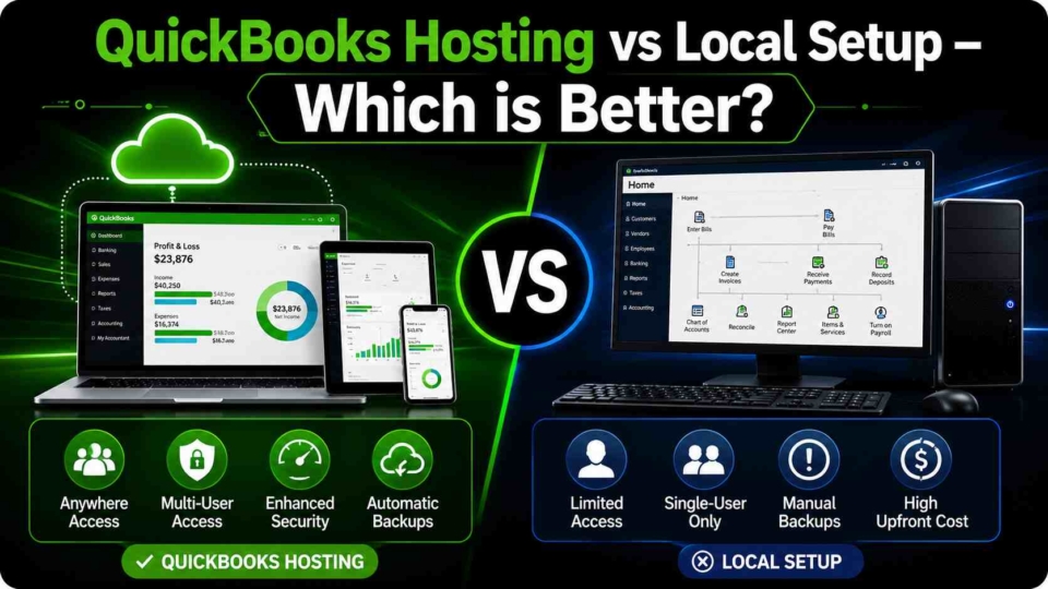 QuickBooks Hosting vs Local Setup
