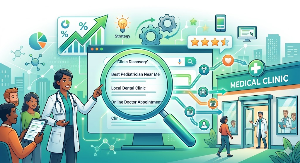 Medical clinic local SEO and online search marketing strategy