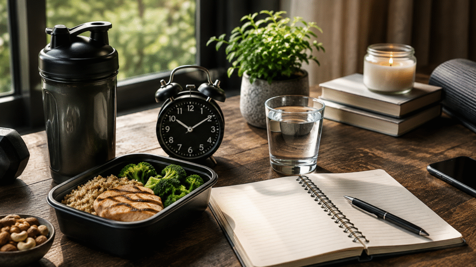 Build a healthier daily routine with simple, realistic habits for better nutrition, hydration, movement, sleep, recovery, and long-term consistency.