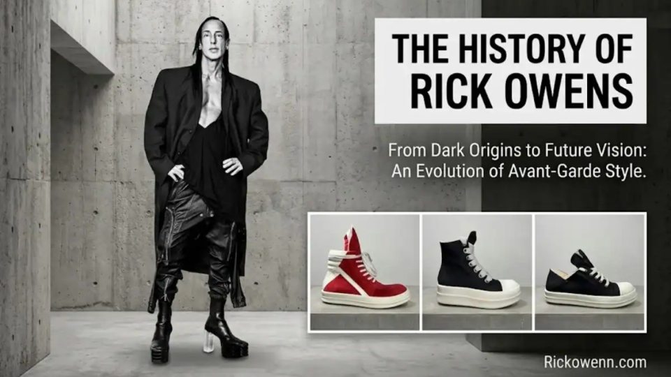 Rick Owens and signature sneakers