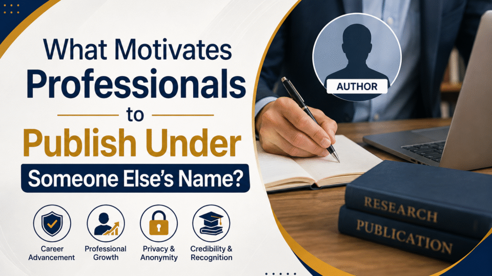 What Motivates Professionals to Publish Under Someone Else’s Name?